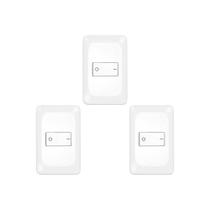 Kit C/3 - Conjunto Pial Pop 4X2 Branco Com Placa (1Bipola... Kit C/3 - Conjunto Pial Pop 4X2 Branco Com Placa (1Bipola...