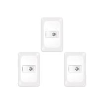 Kit C/3 - Conjunto Pial Pop Conector P/Ant.Tv Lgx060 Branco