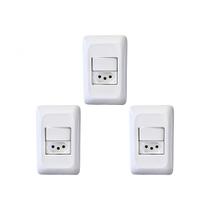 Kit C/3 - Conjunto Pial Pop Modulo Com Placa 4X2 - 1 Para... Kit C/3 - Conjunto Pial Pop Modulo Com Placa 4X2 - 1 Para...