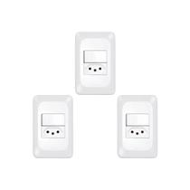 Kit C/3 - Conjunto Pial Pop Modulo Com Placa 4X2 - 1 Simp...