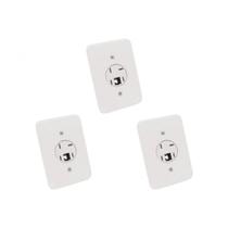 Kit C/3 - Conjunto Radial Pollar 1402024 1Tomada Fone Rj11 Kit C/3 - Conjunto Radial Pollar 1402024 1Tomada Fone Rj11