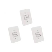 Kit C/3 - Conjunto Radial Pollar 1901007 1 Interruptor Si...