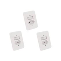 Kit C/3 - Conjunto Radial Pollar 1901118 1 Interruptor Si... Kit C/3 - Conjunto Radial Pollar 1901118 1 Interruptor Si...