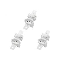 Kit C/3 - Conjunto Radial Pollar 1901137 1S 1Tomada 10A S/P Kit C/3 - Conjunto Radial Pollar 1901137 1S 1Tomada 10A S/P
