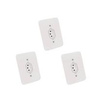 Kit C/3 - Conjunto Radial Pollar 1901176 1Tomada 20A Kit C/3 - Conjunto Radial Pollar 1901176 1Tomada 20A