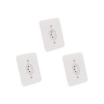 Kit C/3 - Conjunto Radial Pollar 1901176 1Tomada 20A Kit C/3 - Conjunto Radial Pollar 1901176 1Tomada 20A