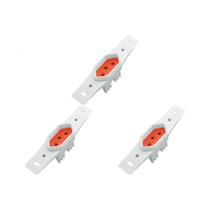 Kit C/3 - Conjunto Radial Pollar 1901377 1Tomada 20A Vm S/P