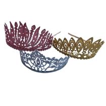 Kit c/3 Coroa Renda Acessórios Para Decoraçao Festa Princesa 73660