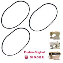 Kit c/3 Correias para Máquina de Costura Singer 446237-000 Original Resistente
