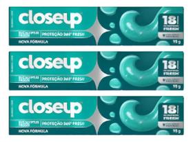 Kit C/3 Creme Dental Close Up Eucalip Freeze 90g