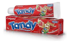 Kit c/ 3 Creme Dental Infantil Tandy Morangostoso 50g Kit c/ 3 Creme Dental Infantil Tandy Morangostoso 50g