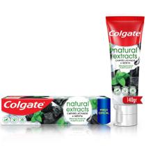 Kit c/ 3 Creme Dental Natural Extracts Carvao Ativado E