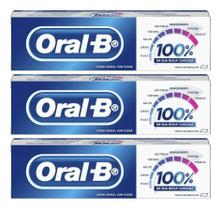Kit C/3 Creme Dental Oral-b 100% 70g Kit C/3 Creme Dental Oral-b 100% 70g