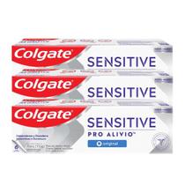 Kit C/ 3 Cremes Dentais Colgate Sensitive Pro-Alívio 110g