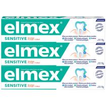 Kit C/ 3 Cremes Dental Elmex Sensitive 110g