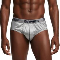 Kit c/ 3 Cueca Slip com Elástico Reforçado Games