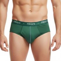 Kit c/ 3 Cueca Slip de Poliamida Elástico Reforçado Pingus