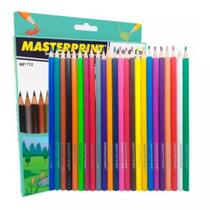 KIT C/3 CX Lápis D Cor C/ 24 Cores Cada Mp 712 Masterprint KIT C/3 CX Lápis D Cor C/ 24 Cores Cada Mp 712 Masterprint