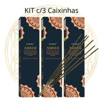 KIT C/3 CX'S Incenso Goloka Indiano Vareta Linha BLACK KIT C/3 CX'S Incenso Goloka Indiano Vareta Linha BLACK
