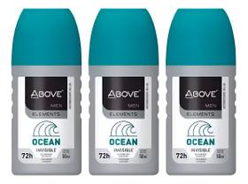Kit C/3 Desodorante Antitranspirante Above Ocean Men 50ml Kit C/3 Desodorante Antitranspirante Above Ocean Men 50ml