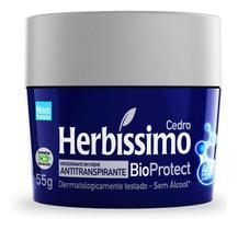 Kit c/ 3 Desodorante Creme Herbissimo Bio Protect Cedro 55g