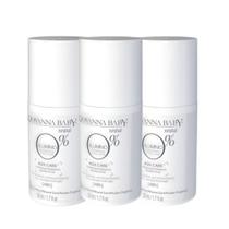 Kit C/3 Desodorante Roll-On Giovanna Baby 0% Alumínio Neutral 50ml