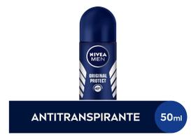 Kit c/ 3 Desodorante Roll On Original 50ml Protect Men Nivea