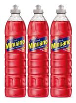 Kit C/3 Detergente Liquido Minuano Maçã 500ml Kit C/3 Detergente Liquido Minuano Maçã 500ml