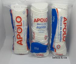 kit C/3 Discos de algodão apolo facial 35g