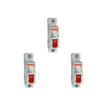 Kit C/3 - Disjuntor Steck ''Din'' Unipolar 63A. C Kit C/3 - Disjuntor Steck ''Din'' Unipolar 63A. C