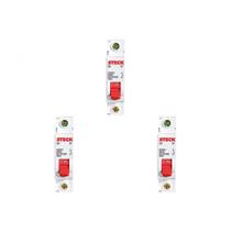 Kit C/3 - Disjuntor Steck Din Unipolar 63A Sd61 3Ka Kit C/3 - Disjuntor Steck Din Unipolar 63A Sd61 3Ka