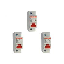 Kit C/3 - Disjuntor Steck Din Unipolar100A Sd1 C Sdd1C100 Kit C/3 - Disjuntor Steck Din Unipolar100A Sd1 C Sdd1C100