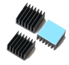 Kit C/ 3 Dissipador De Calor Autoadesivo 14mm X 14mm X 6mm