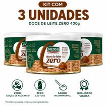 KIT C/ 3 Doce De Leite Viçosa Zero Açucares E Lactose - 400g KIT C/ 3 Doce De Leite Viçosa Zero Açucares E Lactose - 400g