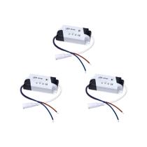 Kit C/3 - Driver Reator Fonte para Led Com Conector 48W A...