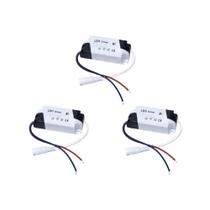 Kit C/3 - Driver Reator Fonte para Led Com Conector 8-25W... Kit C/3 - Driver Reator Fonte para Led Com Conector 8-25W...