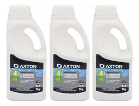 Kit C/3 Eliminador De Oleosidade Granulado 1kg Axton