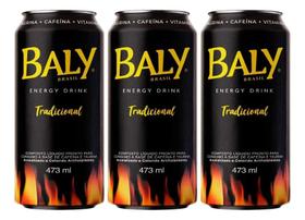 Kit C/3 Energetico Baly Brasil Tradicional 473ml Kit C/3 Energetico Baly Brasil Tradicional 473ml