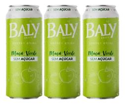 Kit C/3 Energético Baly Maça Verde Sem Açucar 473ml Kit C/3 Energético Baly Maça Verde Sem Açucar 473ml