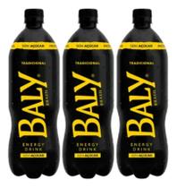 Kit C/3 Energetico Baly Tradicional Sem Açúcar 1l Pet Kit C/3 Energetico Baly Tradicional Sem Açúcar 1l Pet