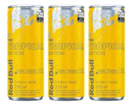 Kit C/3 Energetico Red Bull Tropical Edition 250ml Kit C/3 Energetico Red Bull Tropical Edition 250ml