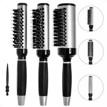 Kit c/3 escova ricci perfetti brillare p m g proart