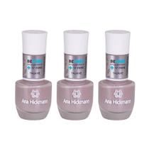 Kit c/3 Esmaltes Ana Hickmann Bege Be Free Tauane Hipoalergênico Kit c/3 Esmaltes Ana Hickmann Bege Be Free Tauane Hipoalergênico