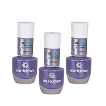 Kit c/3 Esmaltes Ana Hickmann Cinza Azulado Be Free Janaína Hipoalergênico Kit c/3 Esmaltes Ana Hickmann Cinza Azulado Be Free Janaína Hipoalergênico