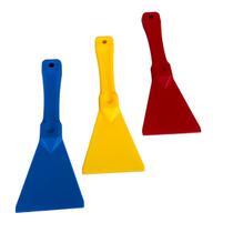 Kit C/3 Espátula Multiuso de Plástico El Castor Multiuso Azl Aml Vrm