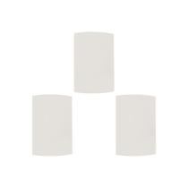 Kit C/3 - Espelho Placa Peesa Alfa P1500 4X2 Cega Branco