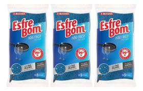 Kit C/3 Esponja Multiuso Não Risca Esfrebom Bettanin Kit C/3 Esponja Multiuso Não Risca Esfrebom Bettanin