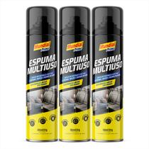 Kit C/ 3 Espuma Multiuso Limpa Estofados 300 Ml - Mundial Prime