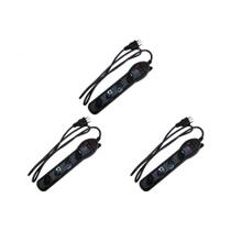Kit C/3 - Filtro Linha Qualitronix 4 Tomada Bivolt Preto