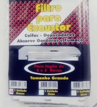 kit c/3 Filtro Para Exaustor Branco Anti Chamas